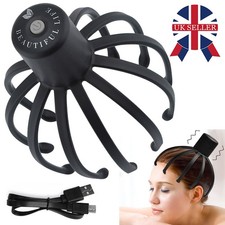 Electric Scalp Head Massager Octopus Claw Vibration Massage Stress Relief Relax