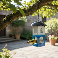 Hexagonal Hanging Seed Feeder
