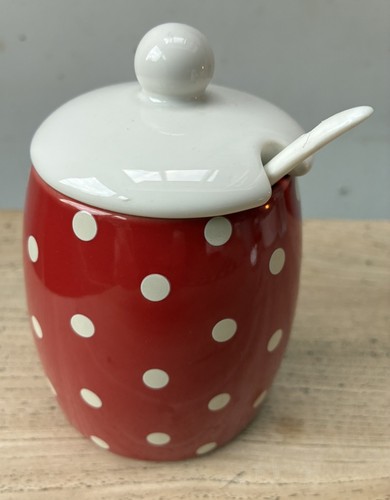 Red slotted lid ceramic - slotted,