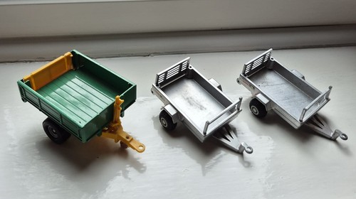 Britains farm tipping trailer - britains,