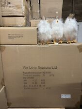 16 x Set of 3 White Chicks