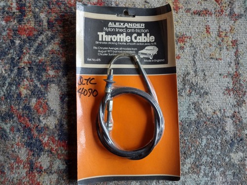 Accelerator throttle cable - accelerator,