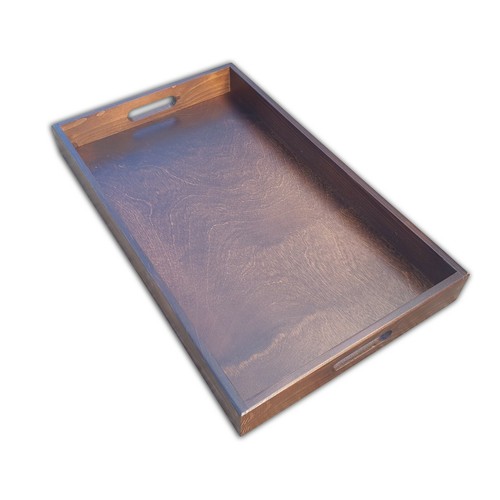 Large wooden serving tray - tray, 50