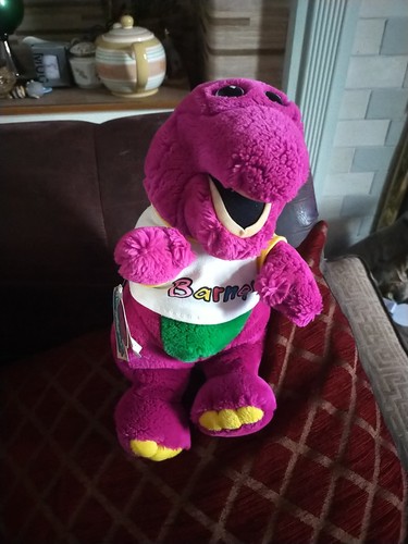 Barney 1992 vintage plush - vintage,