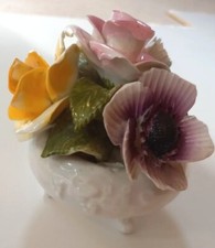 Radnor Bone China Flower Pot Ornament - made in England 