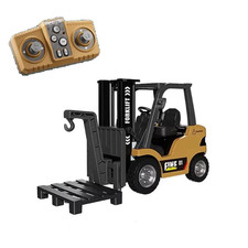 1/64 RC Trucks Alloy Forklift Mini APP 2.4G Rc Cars Remote Control Construction 