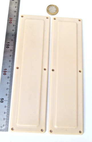Pair cream bakelite art - cream,