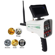 US Plug White Metal Detector Gold Finder 1000M Range 30M Depth Sensitive Han HOT