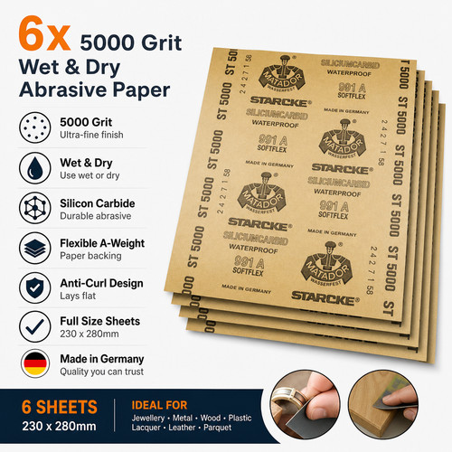 5000 grit wet dry - 6x,