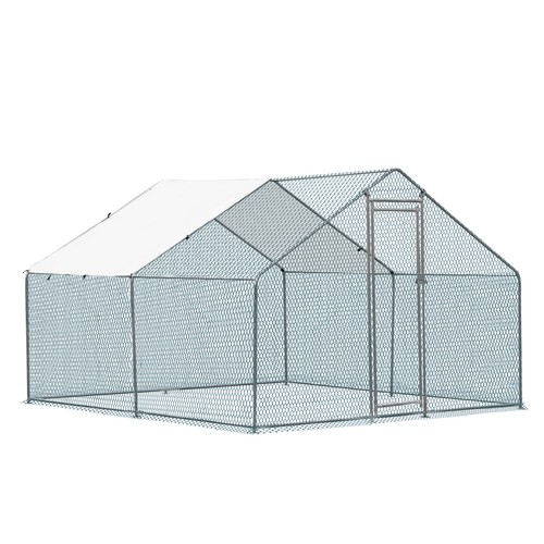 Large metal chicken coop - metal,