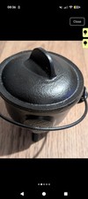 Cast Iron cauldron With Tree