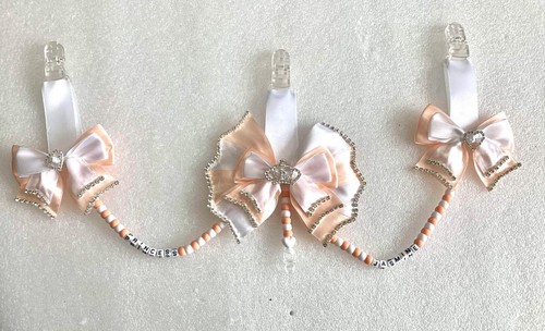 Personalised peach and - personalised, white