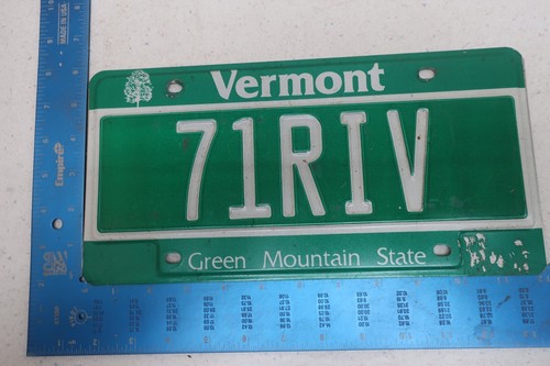Vermont license plate - vermont, tag