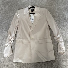 Zara Satin Loose Fit Blazer