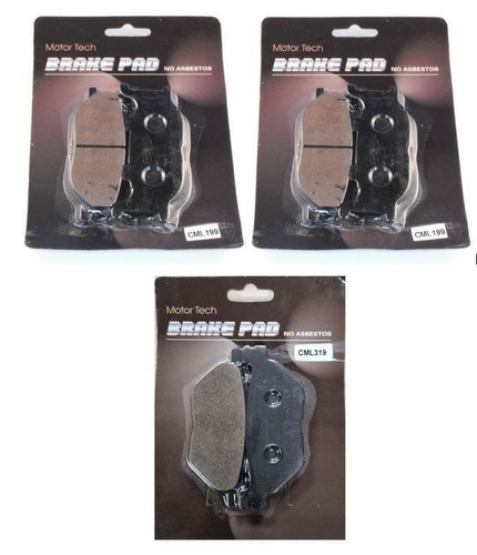 Full brake pads - ft, rr