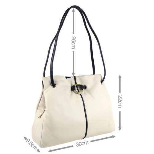 Ladies soft leather shoulder - ladies,