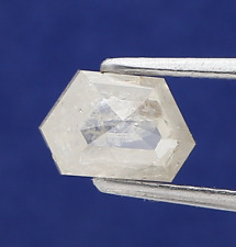 fancy white diamond natural milky antique diamond 1.09tcw 7 mm