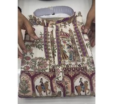 Embroidered Purple Kurta