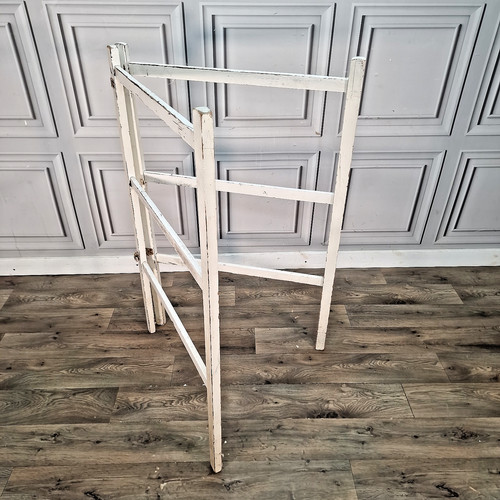 Vintage folding clothes airer - vintage,