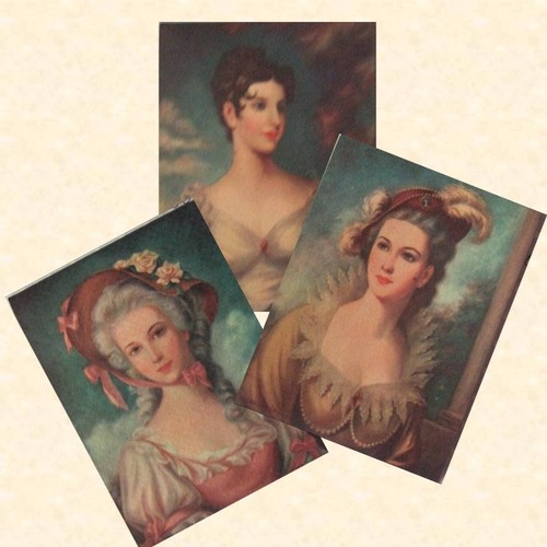 Miniature portraits 18th - miniature, of