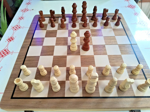 Beautiful wooden chess - beautiful,