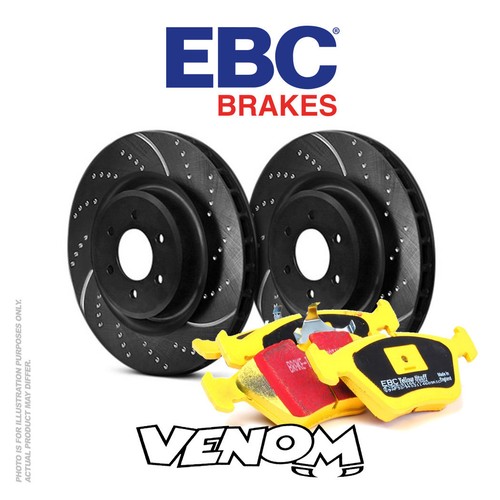 Ebc rear brake kit discs - rear, &