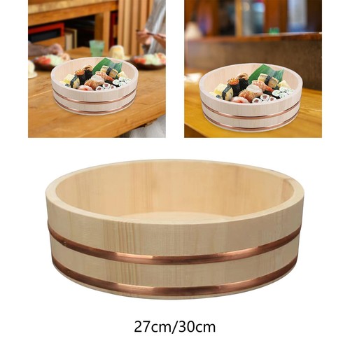 Wooden sushi rice - sushi, bowl