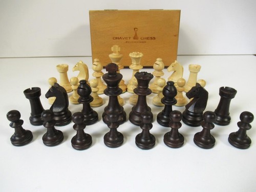 Vintage chavet chess - chavet, set