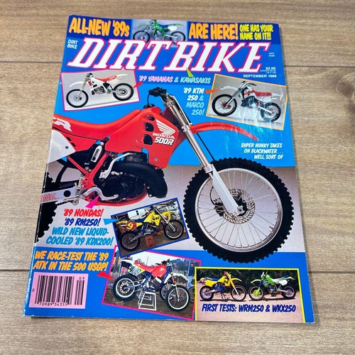 Dirt bike magazine - bike, september