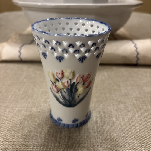 Contemporary porcelain tulip - porcelain,