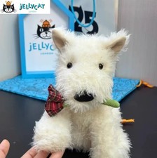 Jellycat Westie Plush - 23CM, Confession Rose, Christmas Ready For Kids & Dults