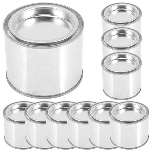 Pcs small empty paint tins - empty,