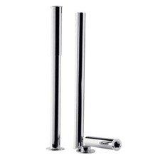 Pipe Shrouds for Freestanding Bath Shower Mixer Chrome Finish Brass