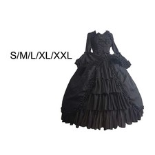 Masquerade Dress Ball Gown Halloween Costume Dress Gothic Victorian Dress for