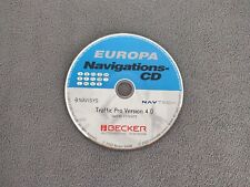 CD Navigation Becker Traffic Pro Version 4.0 Germany Western Europe 2000