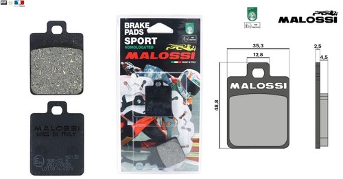 Brake pads malossi front - pads,