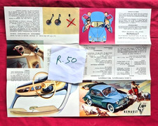 R.50 / Renault 4 hp / color leaflet of the 1956 model