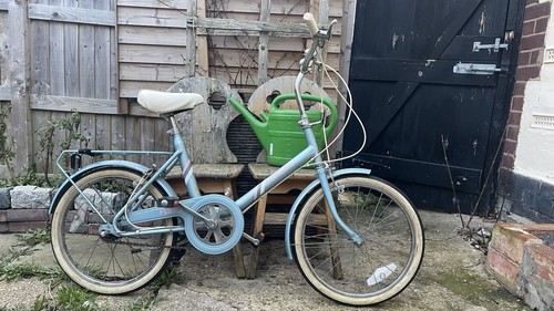 Vintage blue raleigh - blue,