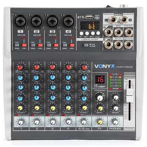 Vonyx vmm k602 - vonyx, 6-channel
