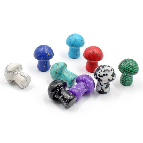 New natural mushroom carved - new,