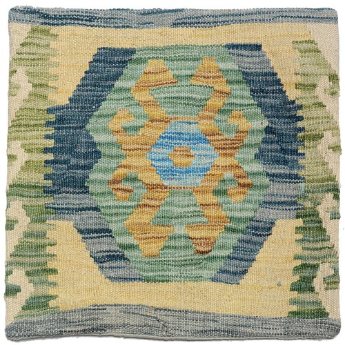 New kilim cushion wool - or,
