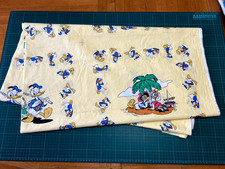 Just Over 3m Metres Disney Donald Duck Cushion Fabric - 21 Panels - 45cm Square