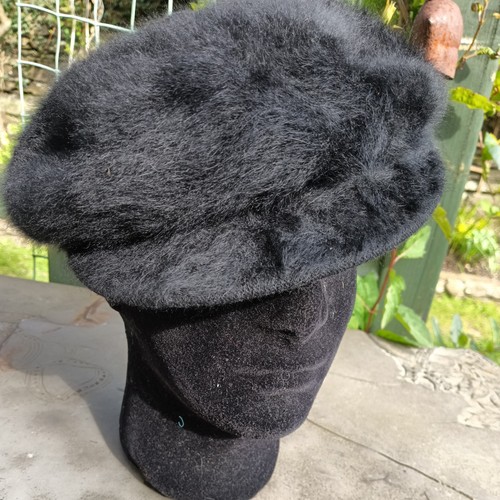 Kangol black angora - black, baker