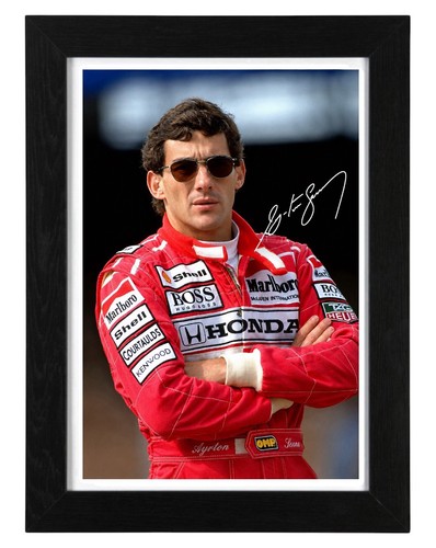 Ayrton senna signed autograph - ayrton,