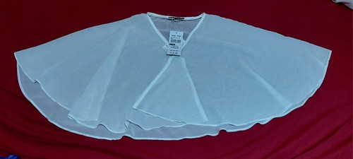 Chiffon shawl white for - white, female