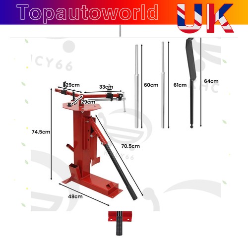 Portable manual tyre changer - manual,
