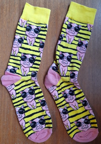 Novelty pig socks - pig, piglet