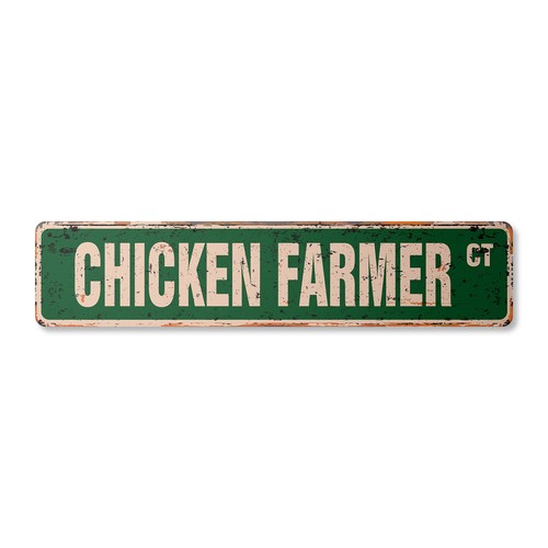 Chicken farmer vintage - chicken,
