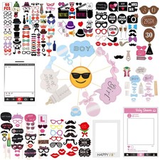 Photo Booth Props Frame Birthday Wedding Party Selfie Photography Accessories