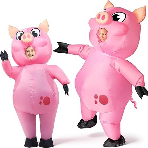 Inflatable pig costume piggy - pig,